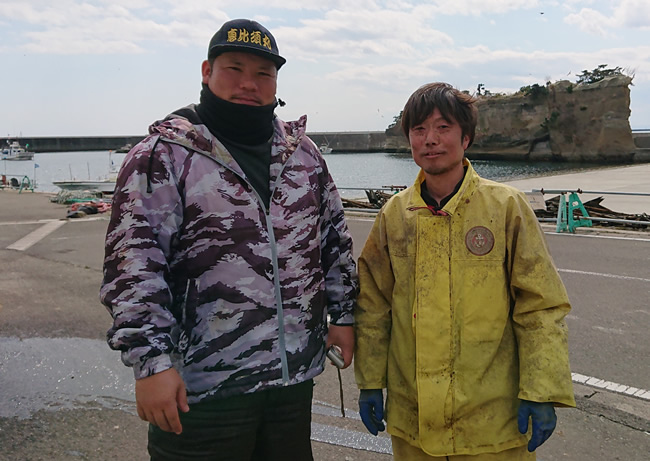 恵比寿グループ坂本代表（左側）と